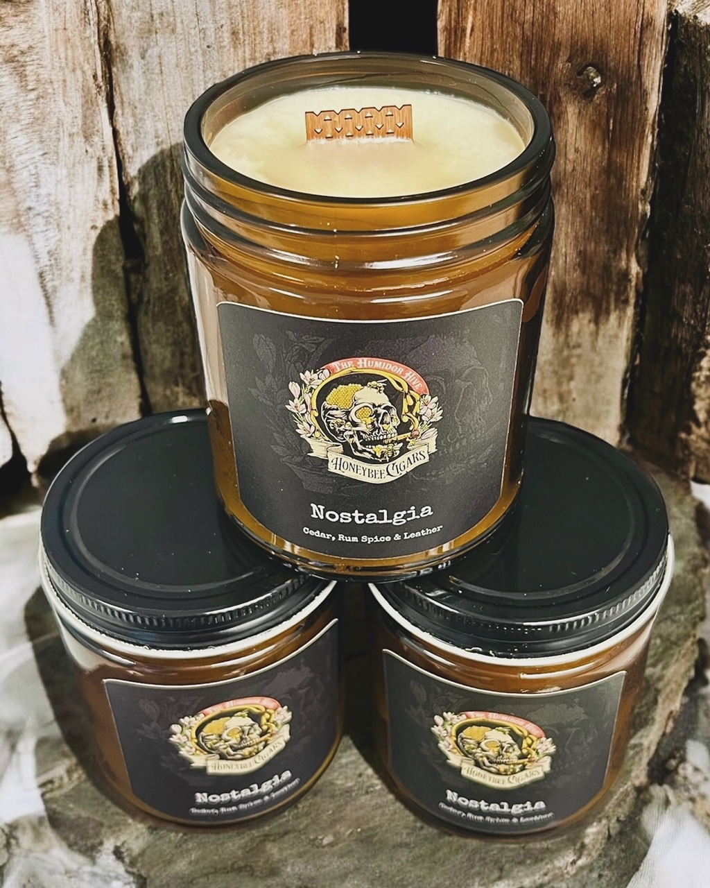 HoneyBee Cigars " The Humidor Hive Nostalgia Candle