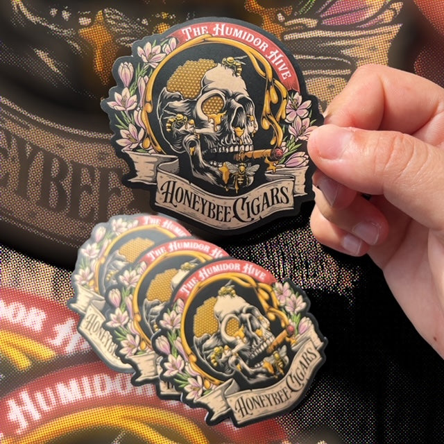 HoneyBee Cigars "The Humidor Hive" LOGO Sticker