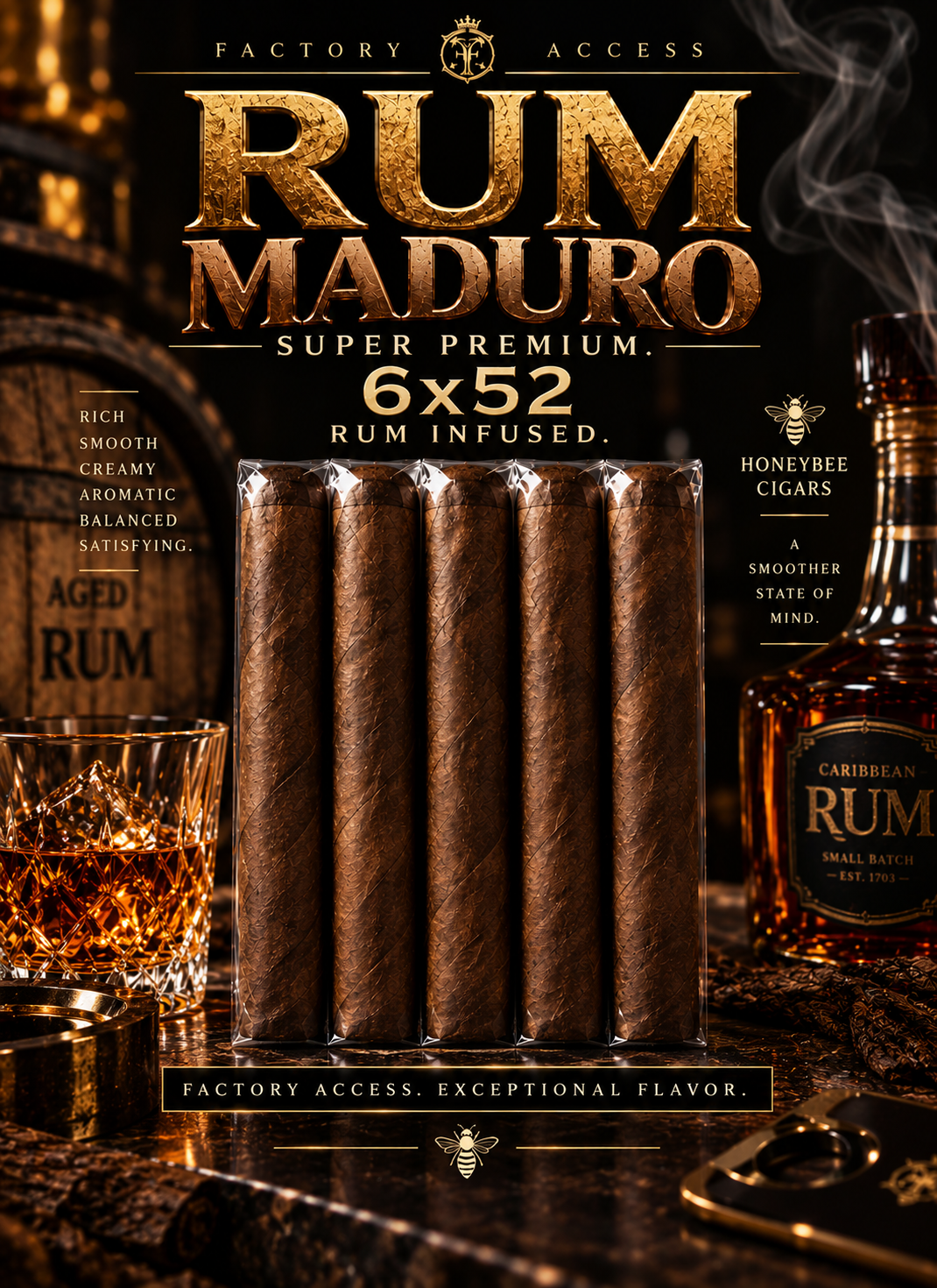 5 for $40 - Super Premium Rum Flavor Infused